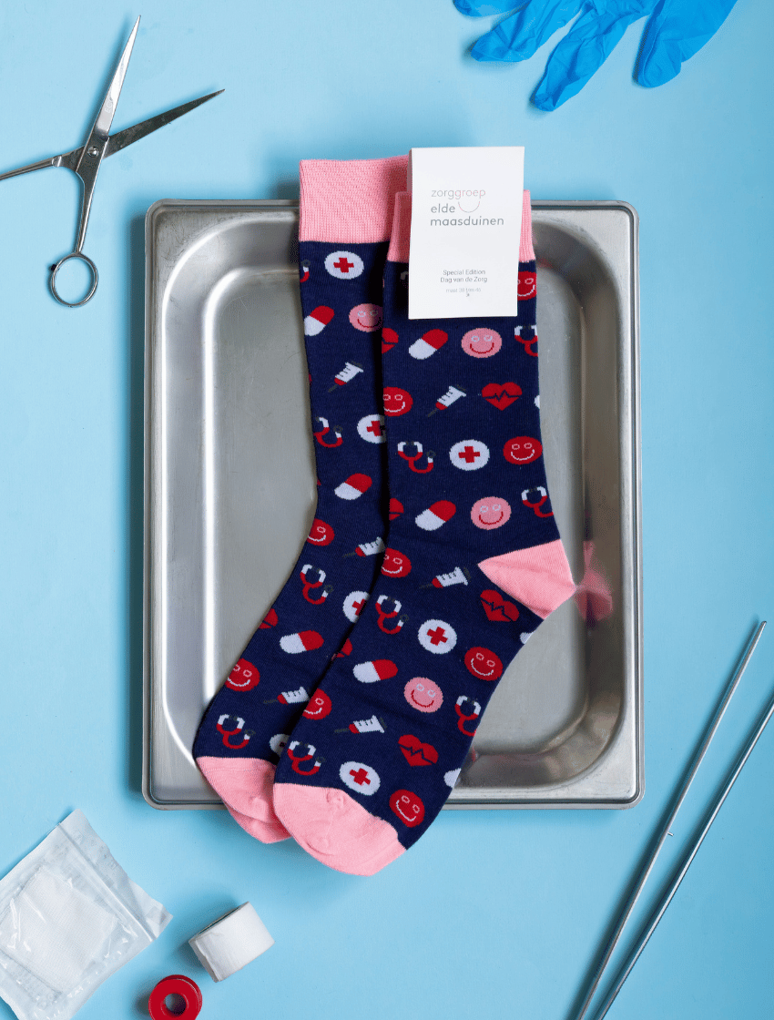 customised socks care